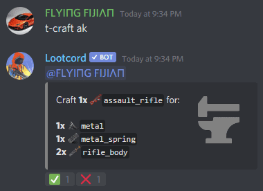 crafting an assault_rifle example