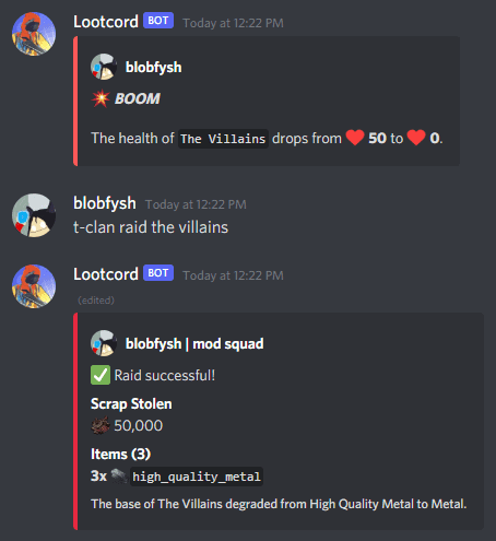 raiding another clan example
